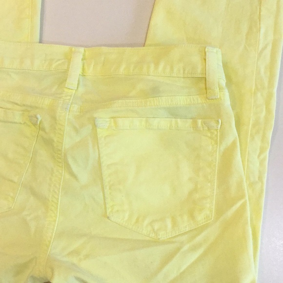 J Brand Neon Lemon Skinny Jean - Picture 4 of 6